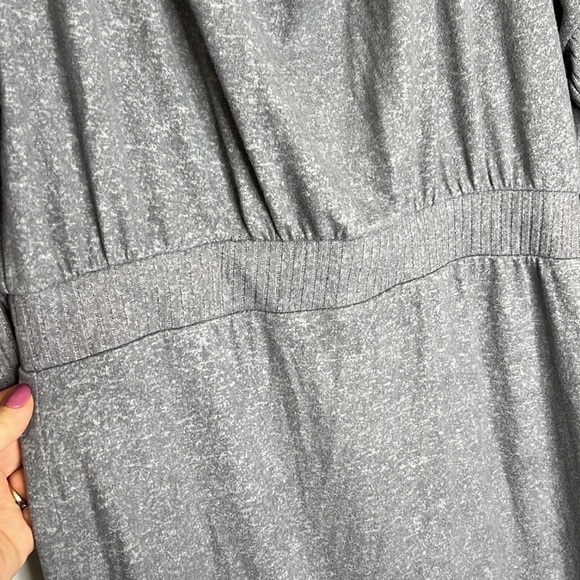 NWT Daily Practice by Anthropologie The Arabella Drapey Dress, gray, soft - Picture 8 of 14